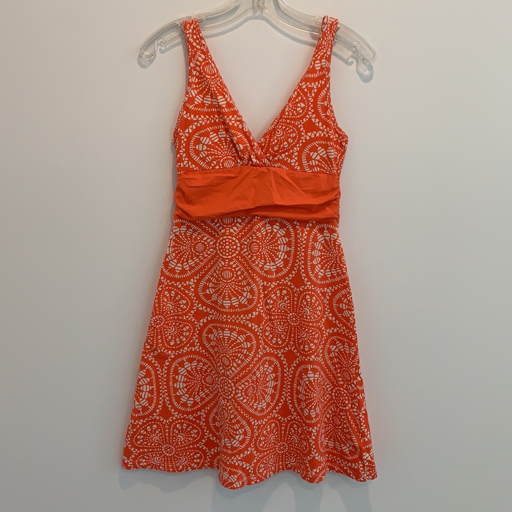 Patagonia Margot Coral Print Dress